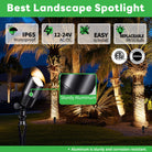 low voltage spotlight landscape lights