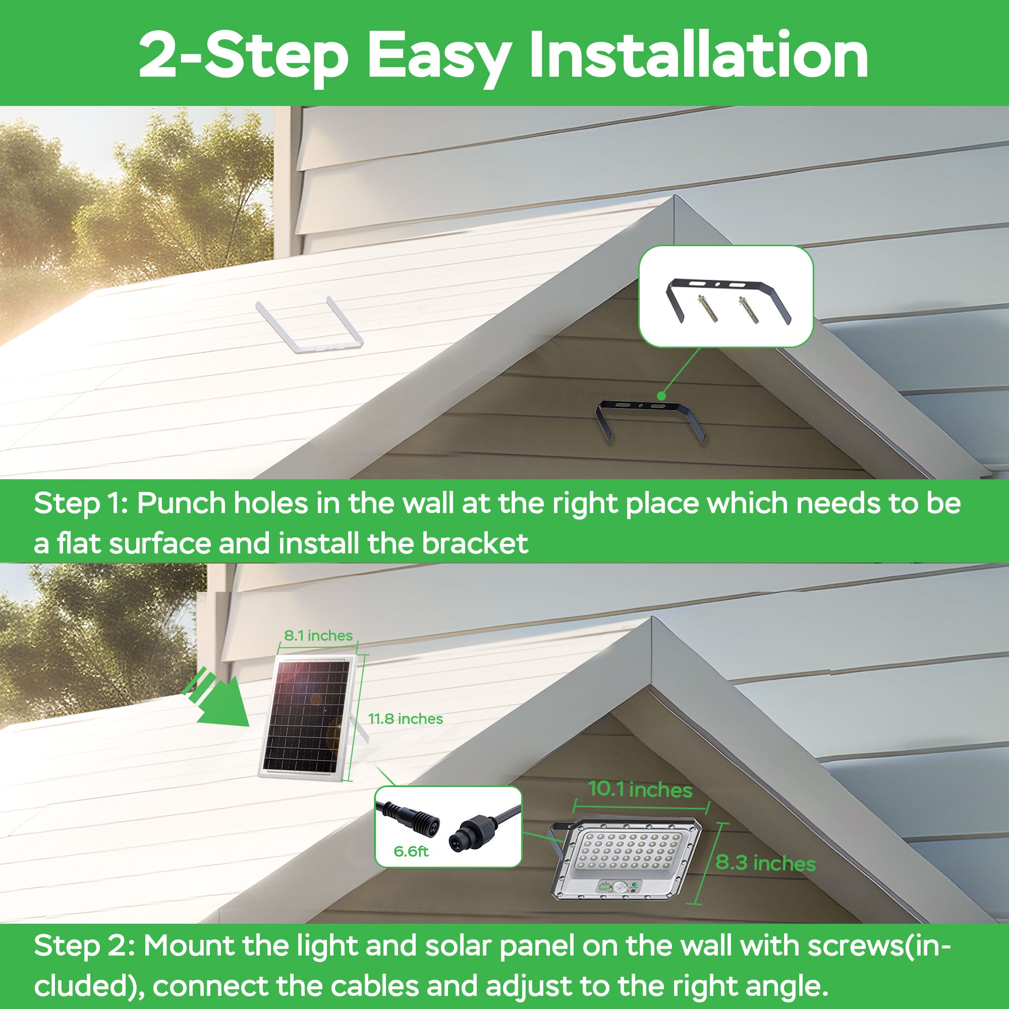 solar flood lights for house barn